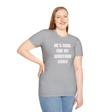 Load image into Gallery viewer, Serotonin Levels Unisex Tee