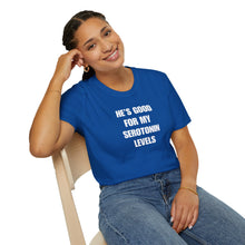Load image into Gallery viewer, Serotonin Levels Unisex Tee