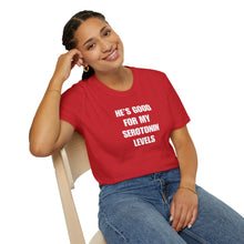 Load image into Gallery viewer, Serotonin Levels Unisex Tee