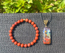 Load image into Gallery viewer, Red Jasper Chakra Set