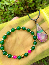 Load image into Gallery viewer, Jade Flower Set