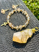 Load image into Gallery viewer, Citrine Ankh of Life Set