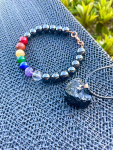 Chakra+Hematite+Black Tourmaline Set