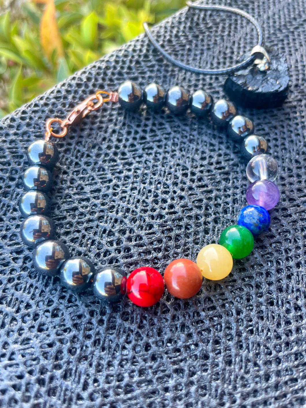 Chakra+Hematite+Black Tourmaline Set