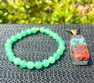 Green  Aventurine Chakra Set