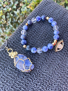 Sodalite Third Eye Set