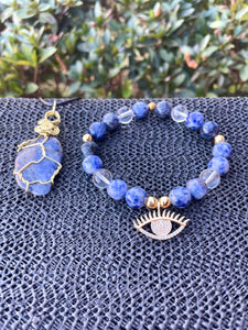 Sodalite Third Eye Set