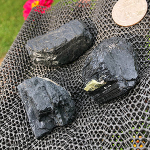 (1) Med/LG Black Tourmaline Rough Stone