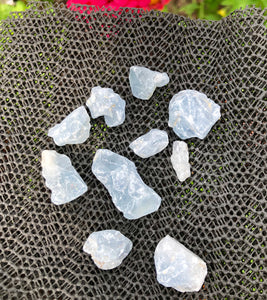 (5) Small Celestite Pocket Stones