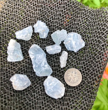 Load image into Gallery viewer, (5) Small Celestite Pocket Stones
