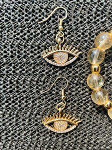 Citrine Ankh of Life Set