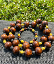 Load image into Gallery viewer, Jumbo Mahogany Necklace With Matching Bracelet
