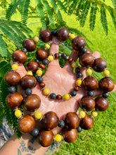 Load image into Gallery viewer, Jumbo Mahogany Necklace With Matching Bracelet
