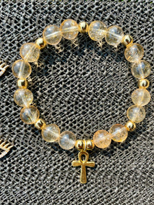 Citrine Ankh of Life Set